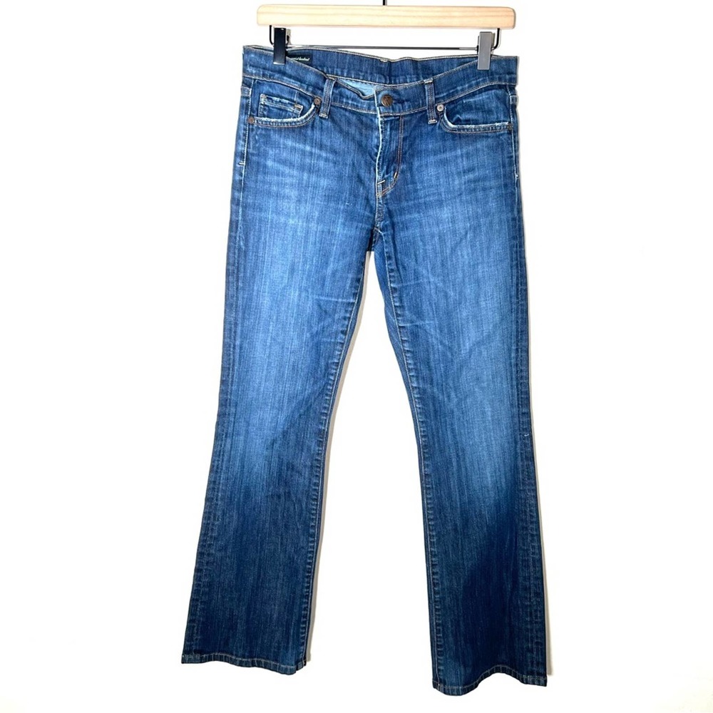 Citizens of Humanity dark wash low waist boot cut Kelly stretch jeans sz 28 B44